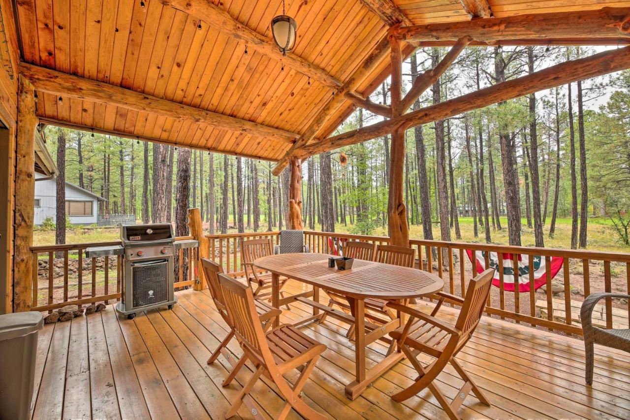 Lush Pinetop Retreat With Large Deck And Wooded Yard! Dış mekan fotoğraf