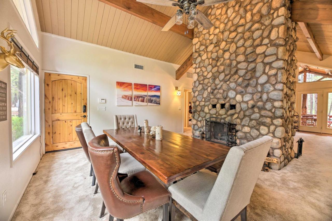 Lush Pinetop Retreat With Large Deck And Wooded Yard! Dış mekan fotoğraf