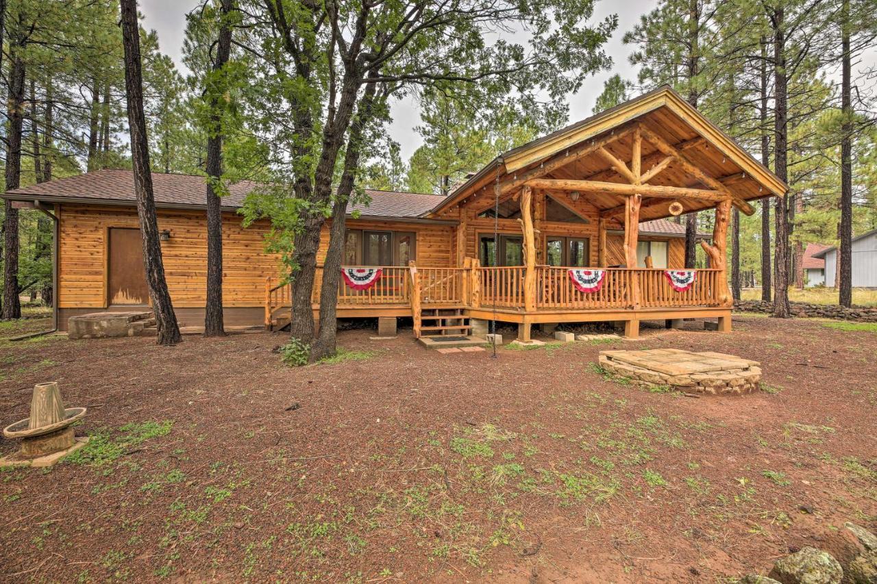 Lush Pinetop Retreat With Large Deck And Wooded Yard! Dış mekan fotoğraf